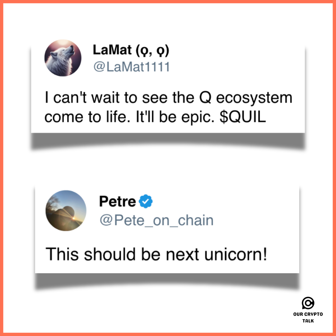 Quilibrium Mainnet Reactions