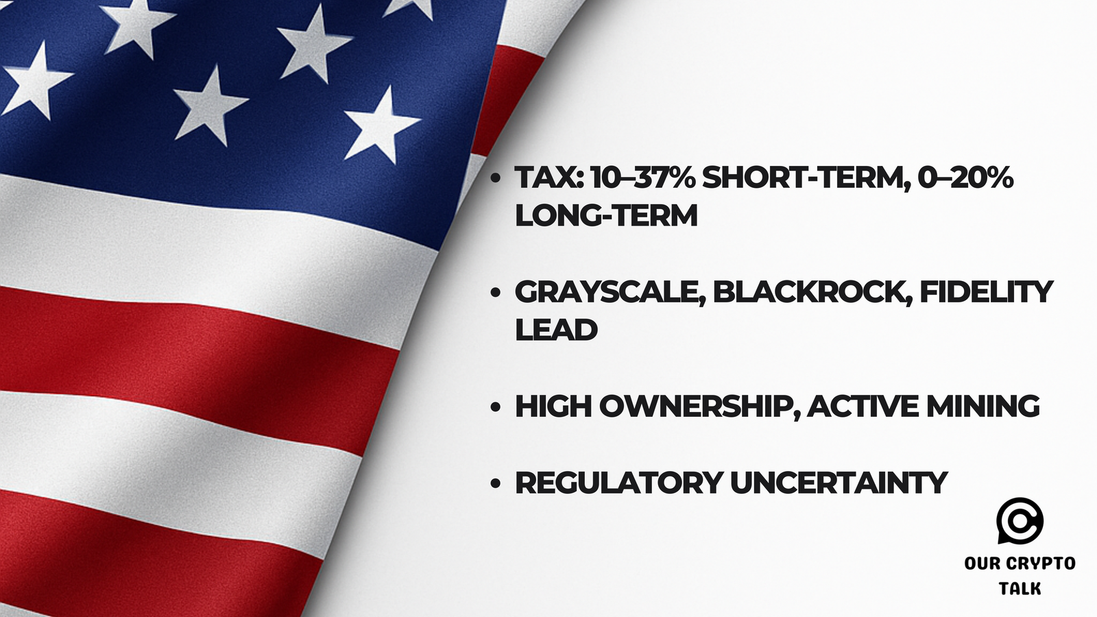 USA crypto benefits ( Top 10 crypto friendly countries)