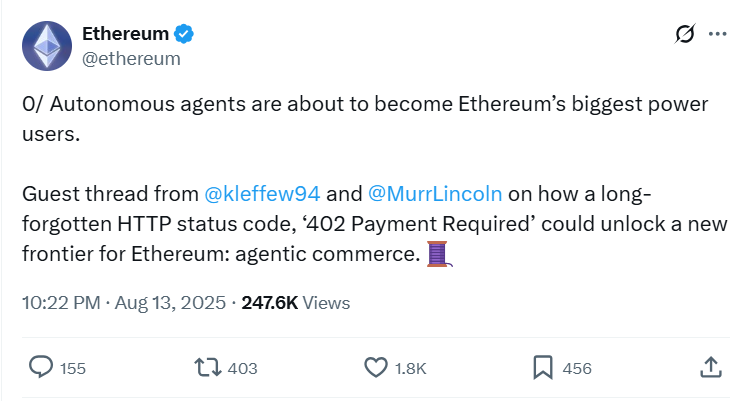 AI agents Ethereum