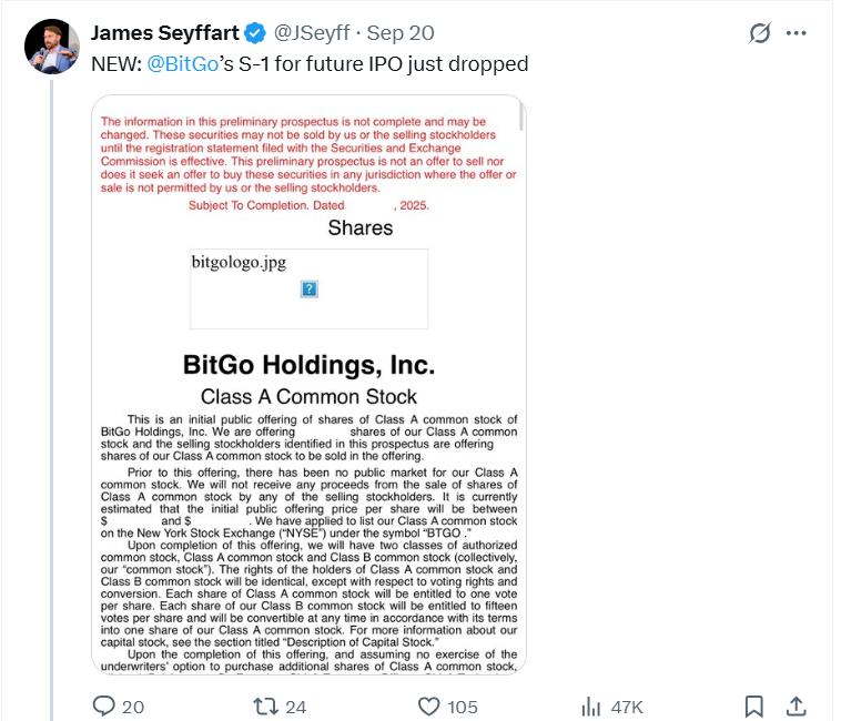 BitGo IPO