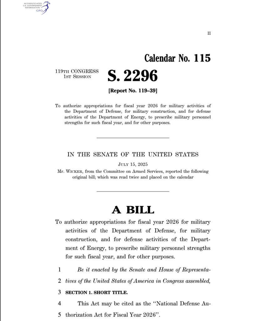 US Senate Passes GAIN Act